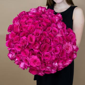 Моно-композиция из розовых роз 40 см