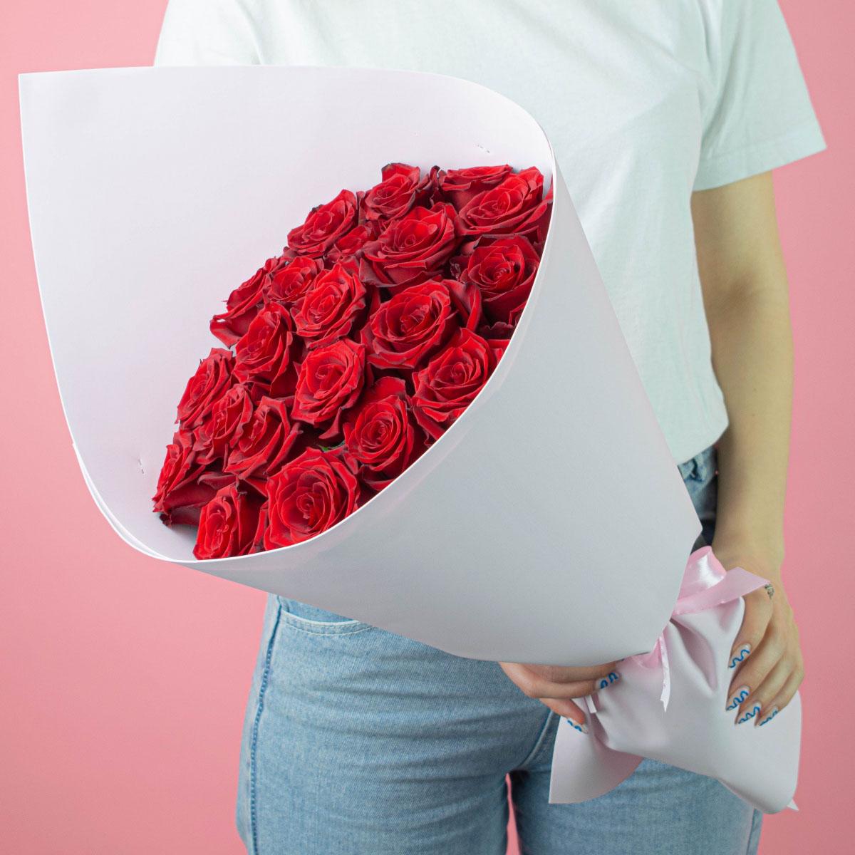 Розы Эквадор 40 см (Красный)